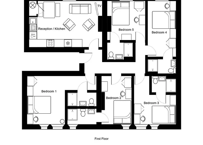 Chic-5bed-5bath-freeparking-by Fabaccommodation * بريستول